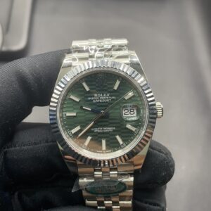 Rolex Datejust 41mm 126334 Jubilee Green Motif Dial