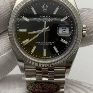 Datejust 126234 36mm Black Index Dial